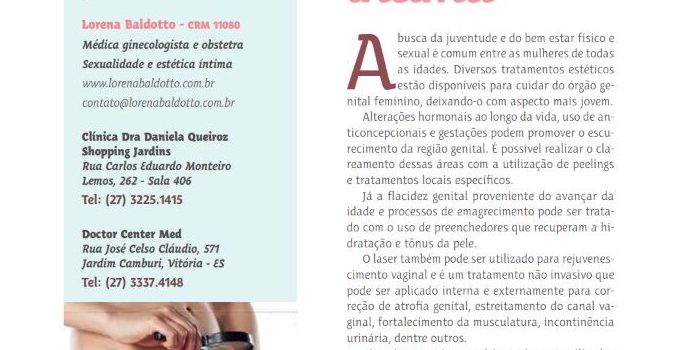 Matéria sobre Estética Íntima