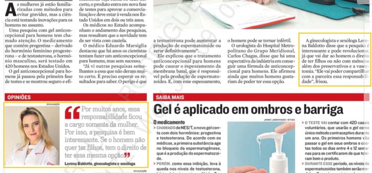 Anticoncepcional masculino!