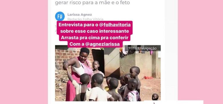 Entrevista para o Jornal Folha Vitória