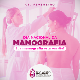 Dia Nacional da Mamografia. Sua mamografia está em dia?