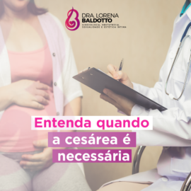 Entenda quando a cesária é necessária