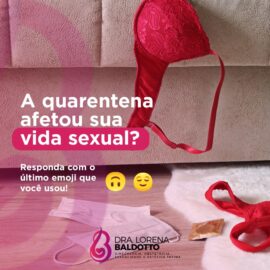 A quarentena afetou sua vida sexual?
