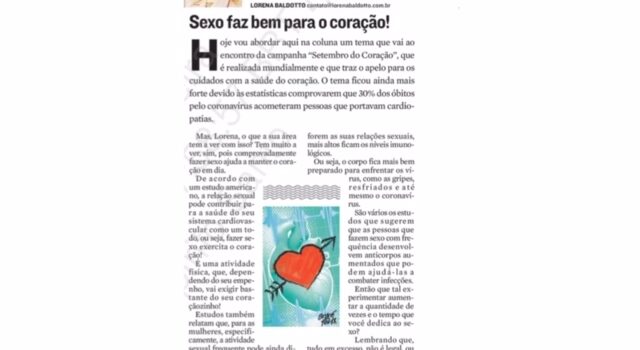 Sexo faz bem para o coração!