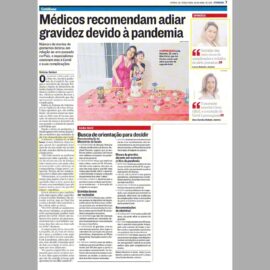 Médicos recomendam adiar gravidez devido à pandemia.